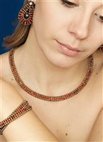 Collana Ziio Donna in Argento ZIIO NK GIRO ZIRC RED - ZIIO NK GIRO ZIRC RED